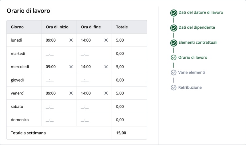 Configurazione iniziale